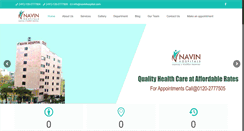 Desktop Screenshot of navinhospital.com