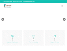 Tablet Screenshot of navinhospital.com